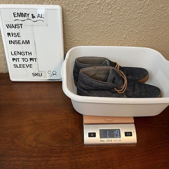 Keep Unisex Shaheen Shoe Size 10 Women 8.5 Men Non Slip Rubber Sole Mid Top Blue - Picture 11 of 11